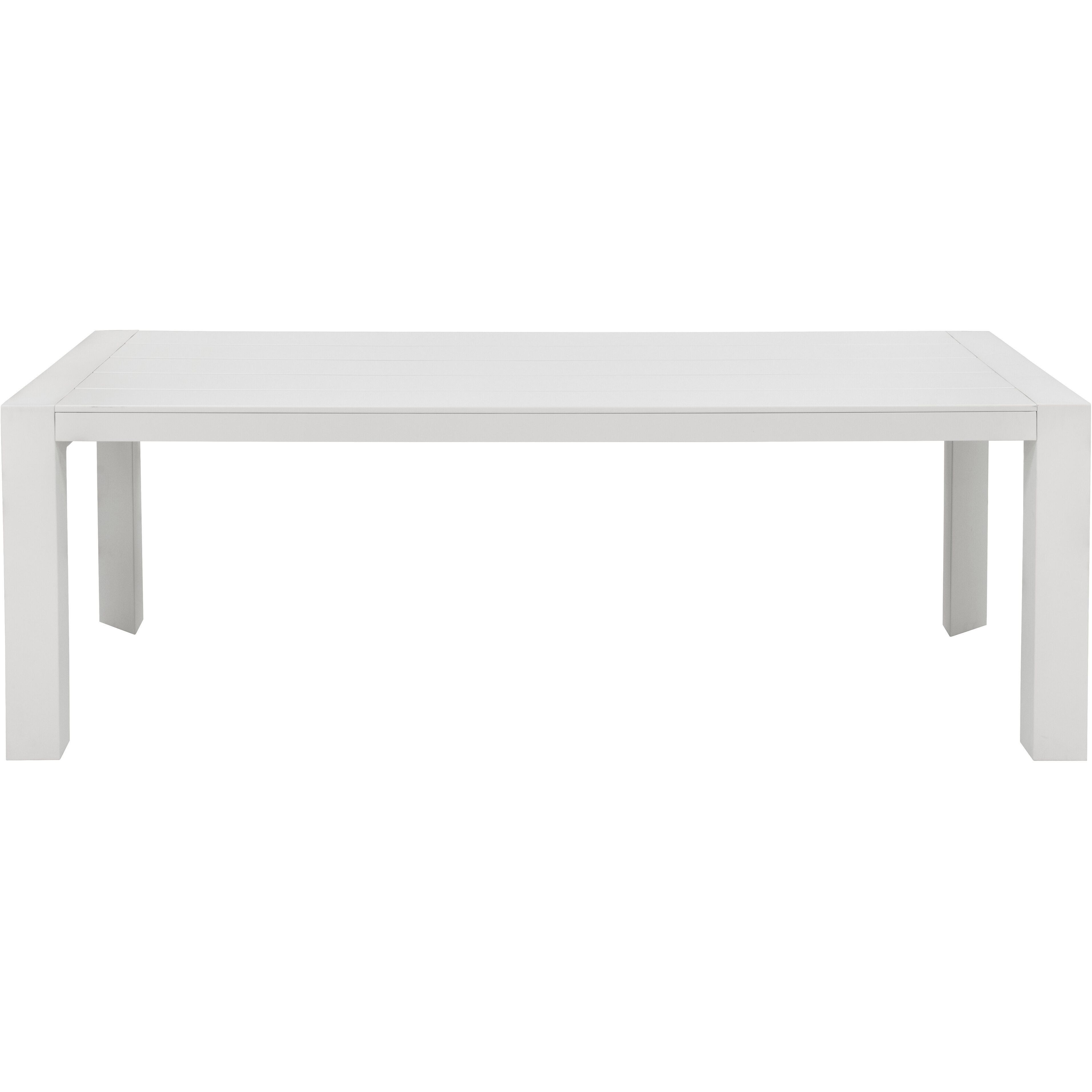 Merano 90 X 40 inch White Outdoor Dining Table